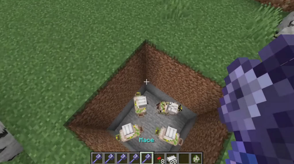 density-enchantments-in-minecraft-in-action