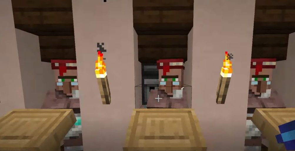 trading-with-librarian-villager-for-density-enchantment-book