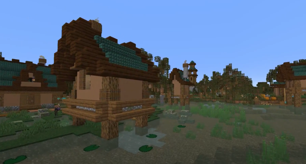 swamp village in minecraft