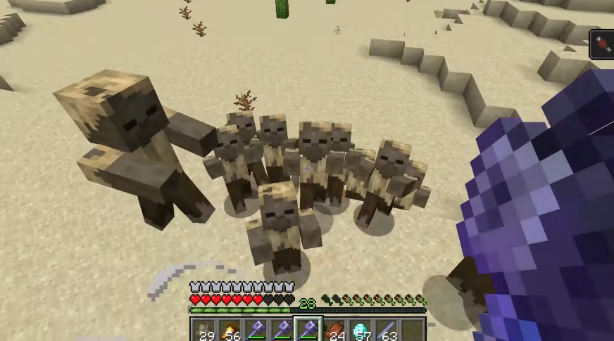 using wind burst enchantment in minecraft