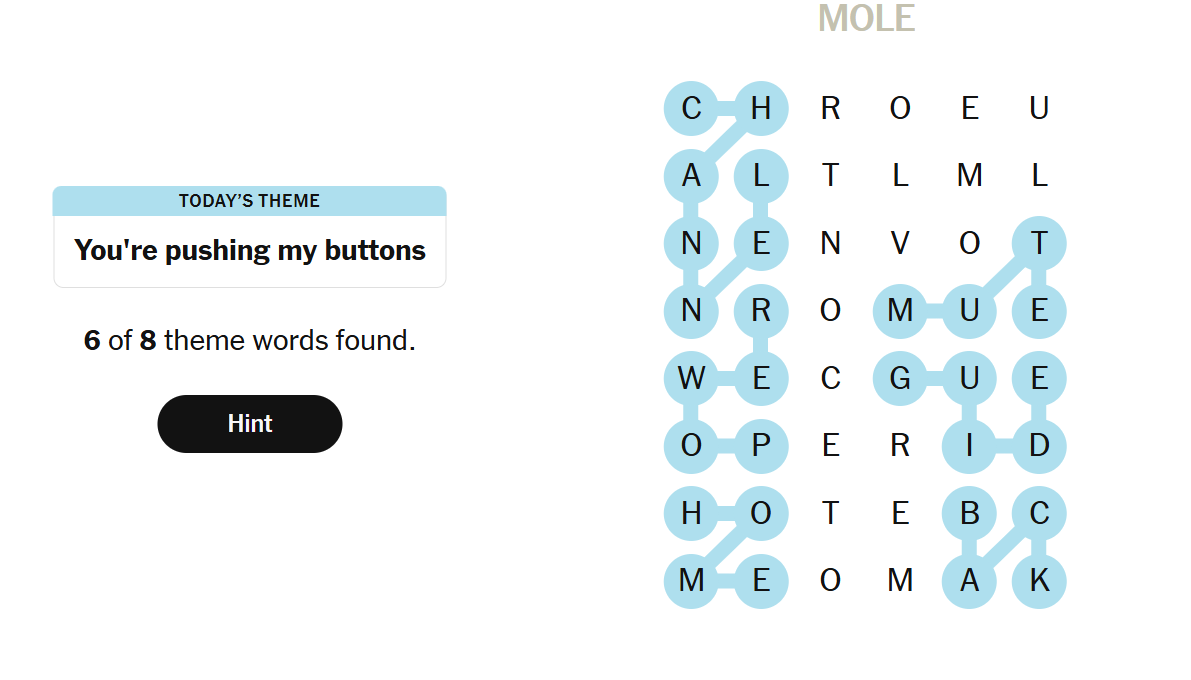 Simply drag your fingers to connect the words.