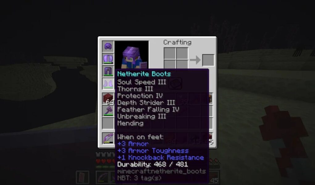best enchantments for netherite boots in minecraft