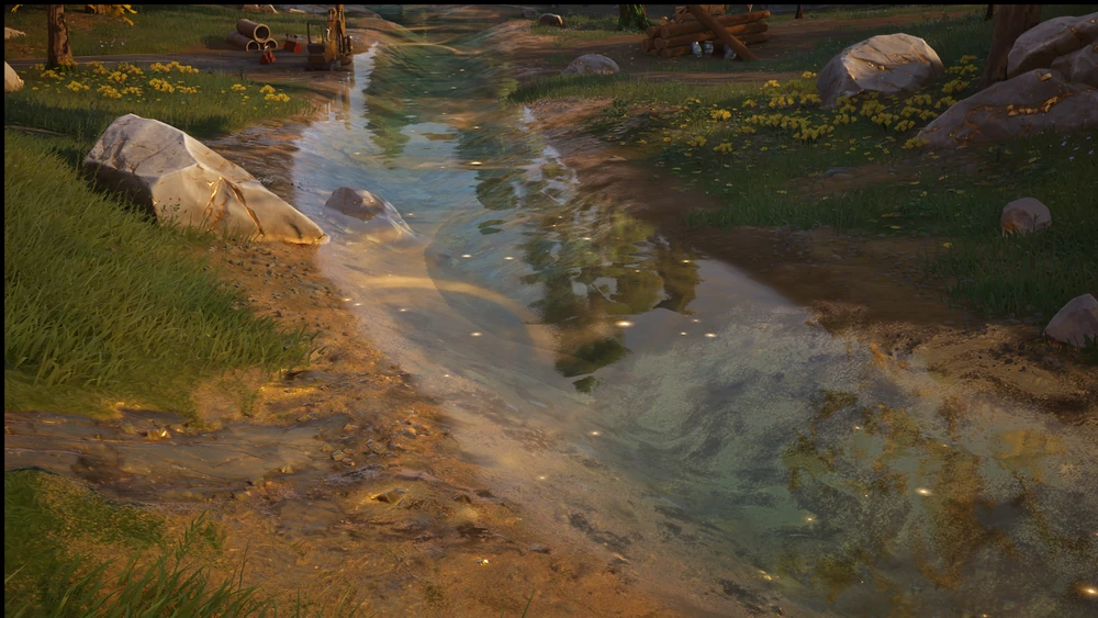 gold veins are often found around gold rivers