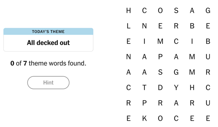 NYT Strands hints can be used to get a clue for a hidden word.